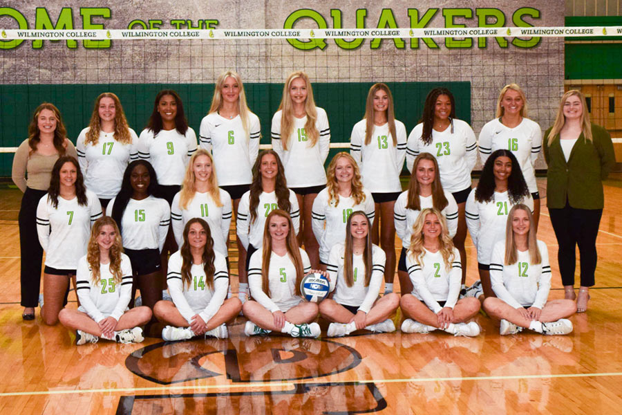 Wilmington College Volleyball Team Photo